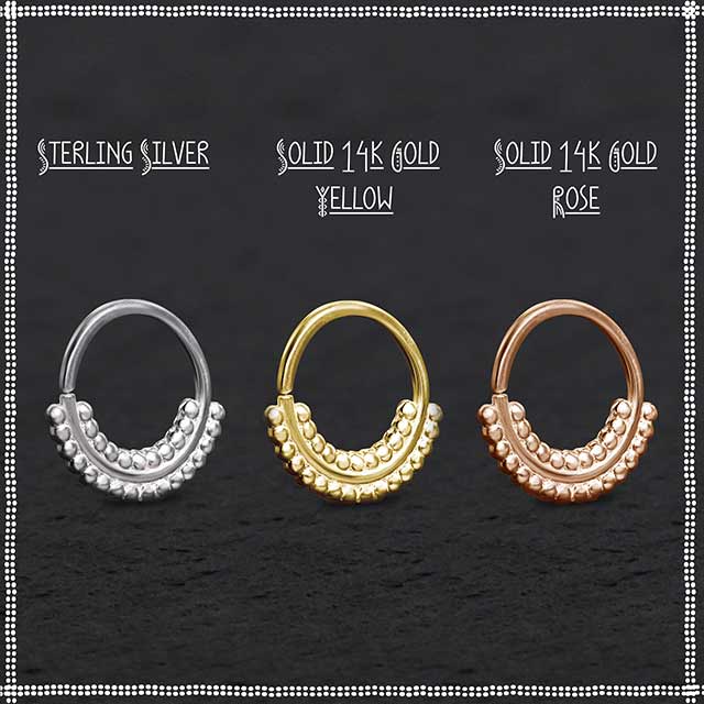 Septum Ring Gold | Pata Pata Jewelry