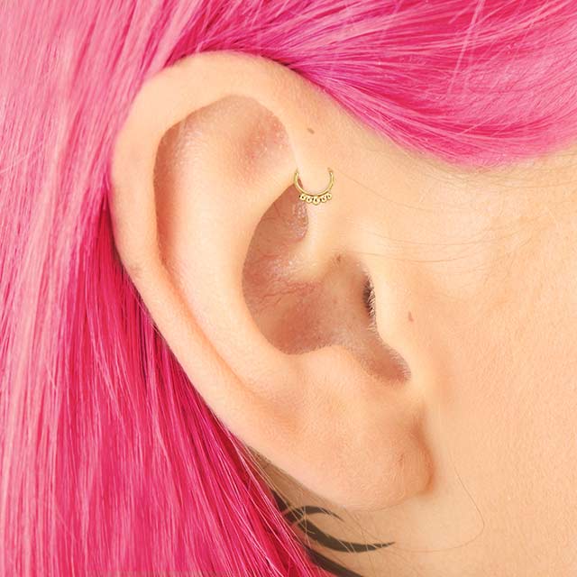 Urban Princess - 14k Gold Cartilage Earring | PataPataJewelry