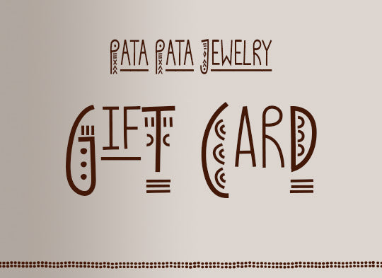 With Love | Pata Pata Jewelry Gift Card | PataPataJewelry
