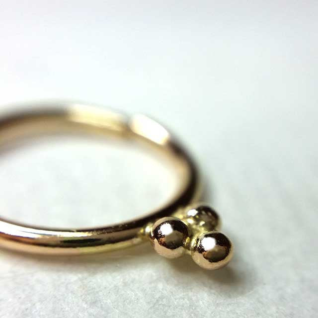 Bindi Mod - 14k Gold Septum Ring | PataPataJewelry