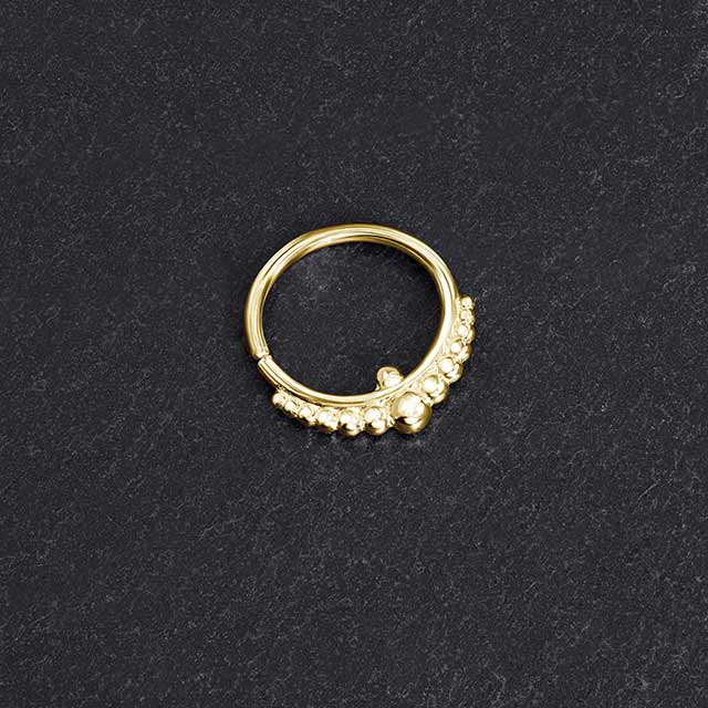14k Gold Nose Hoop | Indian Mystique | PataPataJewelry