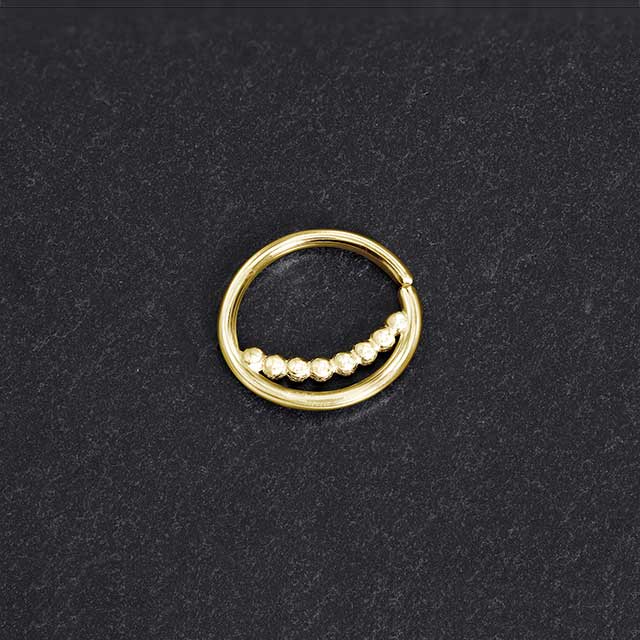 14k Nose Ring Gold | Delicate Beauty | PataPataJewelry