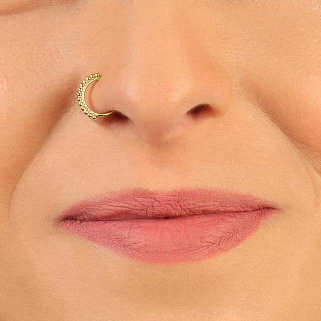 14k Gold Nose Ring | Cool Breeze | PataPataJewelry