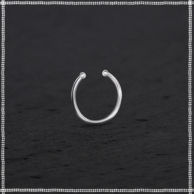 Dropship 12Pcs Fake Septum Ring Stainless Fake Septum Nose Rings Double Hoop  Clip On Horseshoe Bull CZ Nose Ring Hoop For Men Women Non Piercing Jewelry  to Sell Online at a Lower