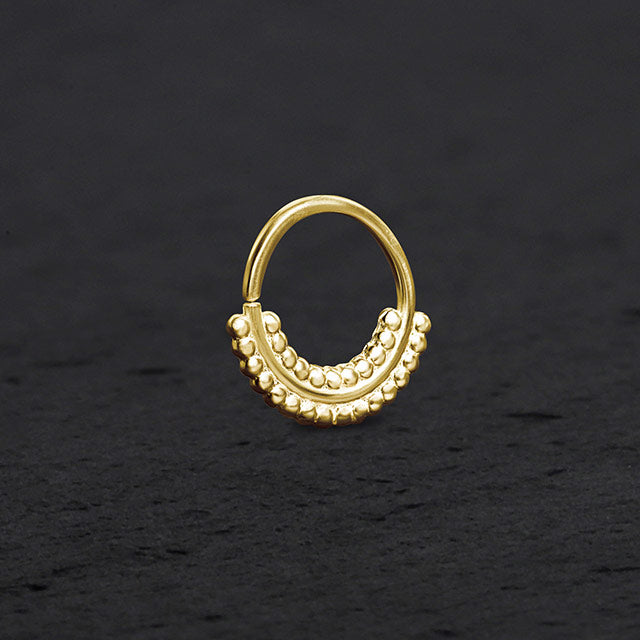 14k Solid Gold Nose Ring | Free Spirit | PataPataJewelry