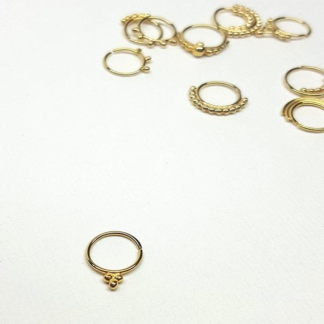 Bindi Mod - 14k Gold Nose Ring | PataPataJewelry