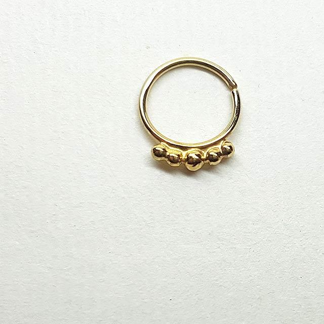 Urban Princess - 14k Gold Nose Ring | PataPataJewelry