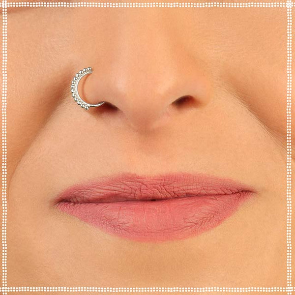 Silver Nose Ring | Cool Breeze | PataPataJewelry