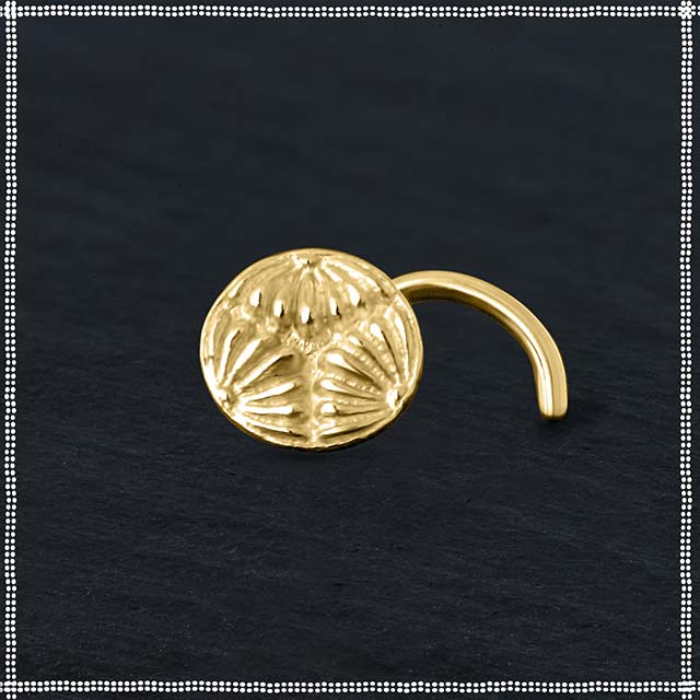 Astral Projection - 14k Gold Nose Stud | PataPataJewelry