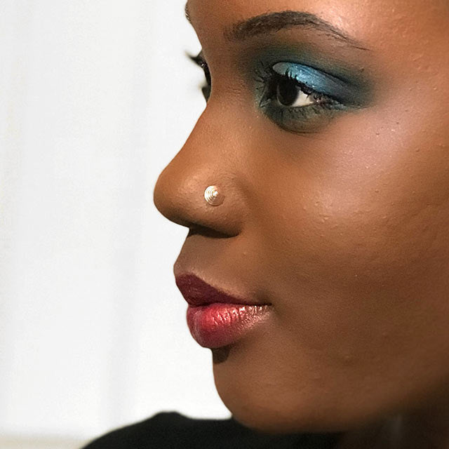 Fake a Double piercing with our double nose ring. Material- stainless  steel. Colors available -silver, rose gold, yellow gold, rainbo... |  Instagram