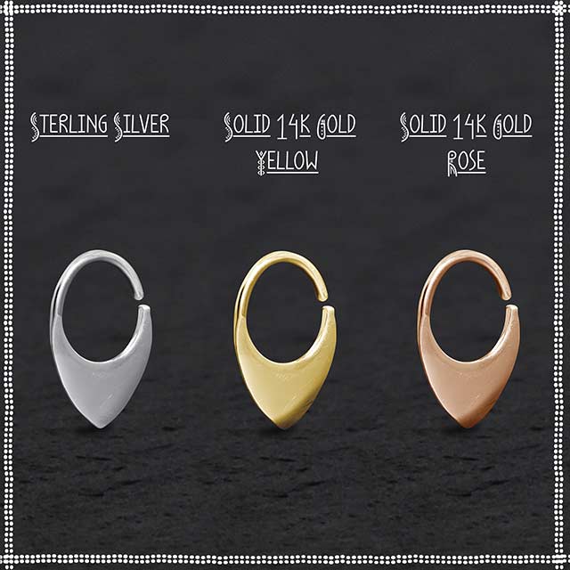 Triangle Septum Ring | Pata Pata Jewelry