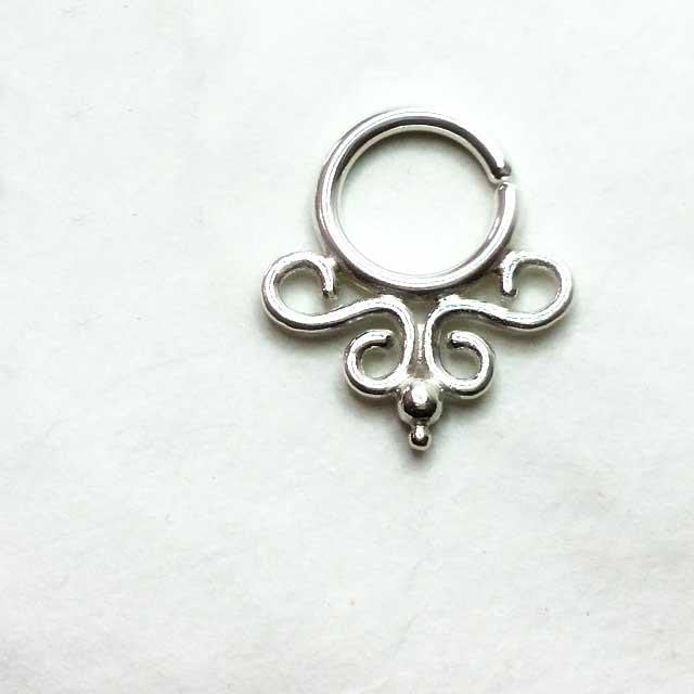 Obsessed Silver Septum Ring | PataPataJewelry